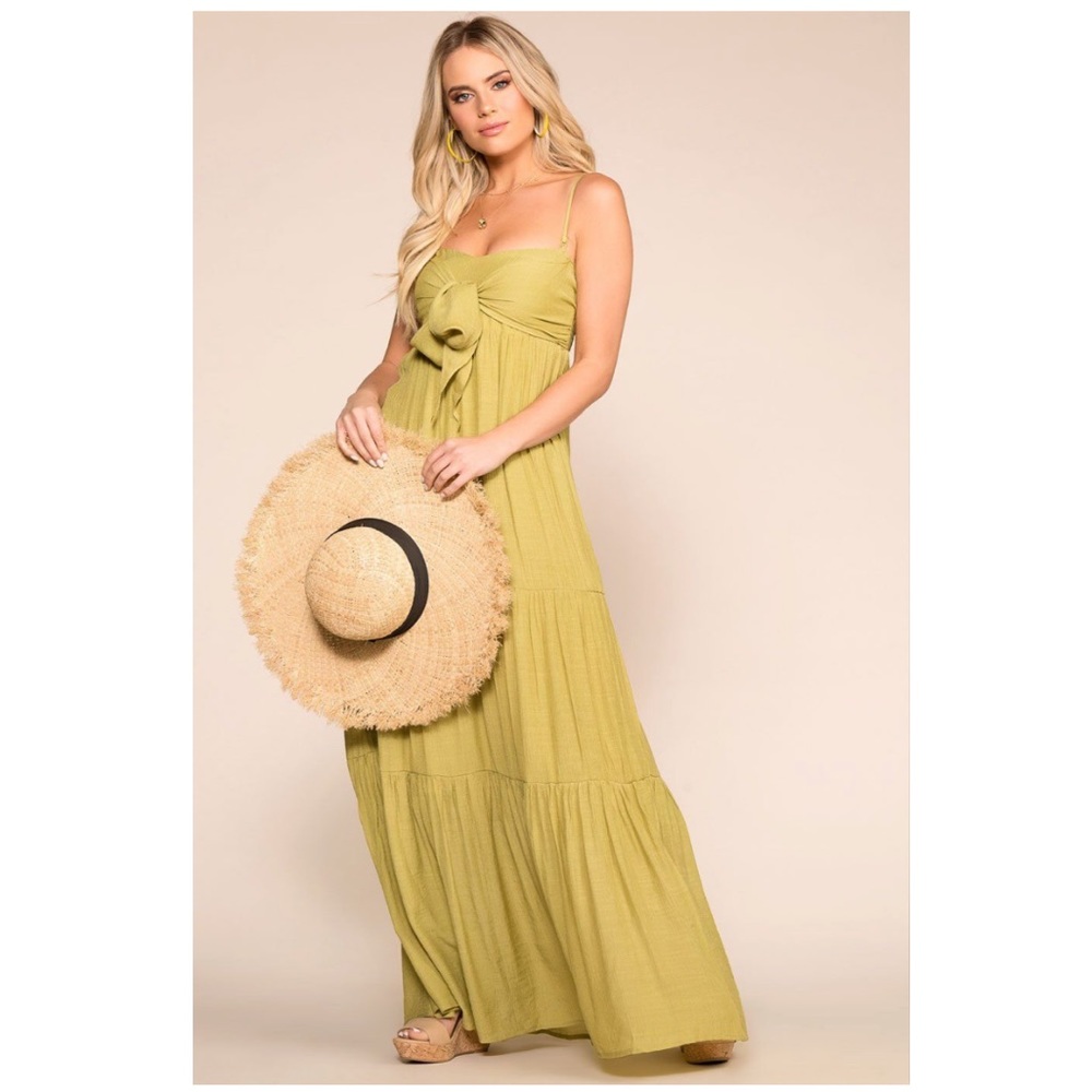 Beachside Lime Maxi Dress